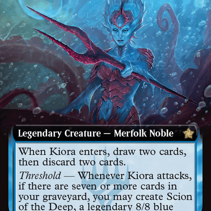 Kiora, the Rising Tide (Extended Art) [Foundations]