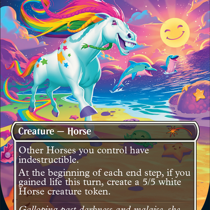Crested Sunmare (Borderless) [Secret Lair Drop]