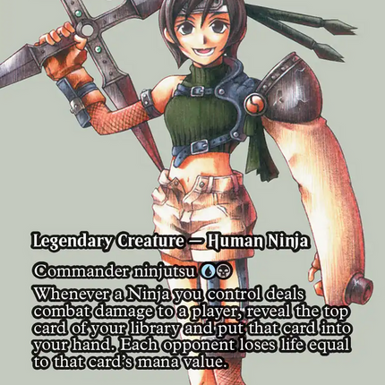 Yuffie Kisaragi - Yuriko, the Tiger's Shadow (Showcase) [Universes Beyond: FINAL FANTASY: Through the Ages]