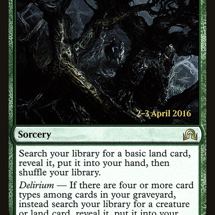 Traverse the Ulvenwald [Shadows over Innistrad Promos] Prerelease Foil
