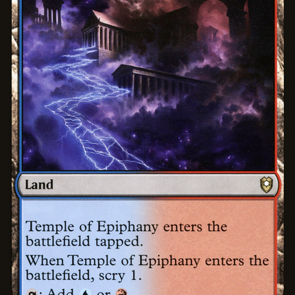 Temple of Epiphany [Commander Legends: Battle for Baldur's Gate]