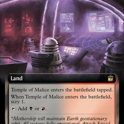 Temple of Malice (Extended Art) [Doctor Who] Surge Foil