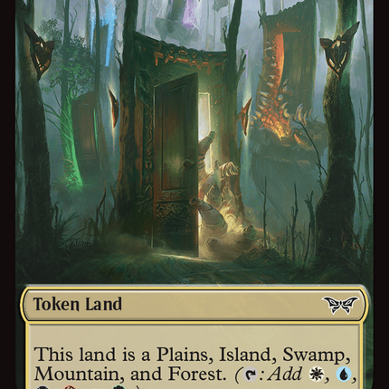 Everywhere Token [Duskmourn: House of Horror Tokens]