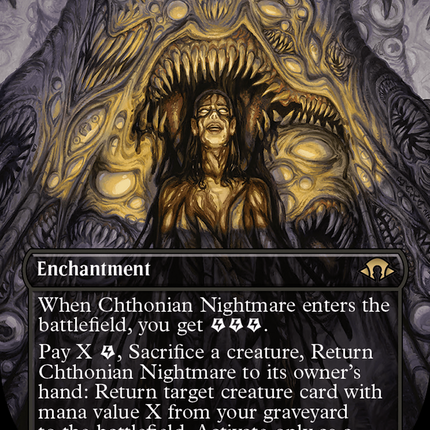 Chthonian Nightmare (Borderless) [Modern Horizons 3] Foil