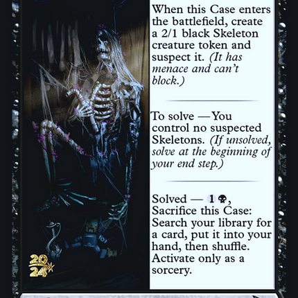 Case of the Stashed Skeleton [Murders at Karlov Manor Promos] Prerelease Foil