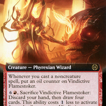 Vindictive Flamestoker (Extended Art) [Phyrexia: All Will Be One]