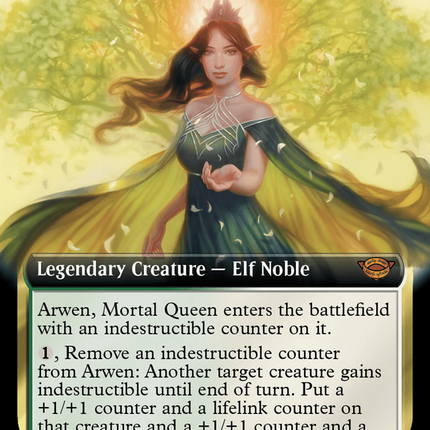 Arwen, Mortal Queen (Extended Art) [The Lord of the Rings: Tales of Middle-earth] Surge Foil