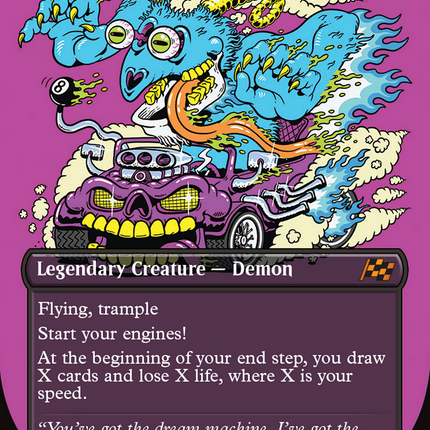 The Speed Demon (Borderless) [Aetherdrift] Foil