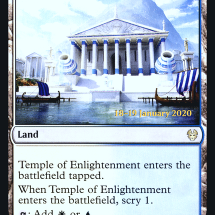 Temple of Enlightenment [Theros Beyond Death Promos] Prerelease Foil