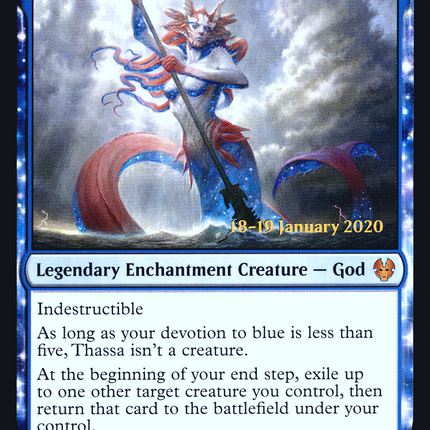 Thassa, Deep-Dwelling [Theros Beyond Death Promos] Prerelease Foil