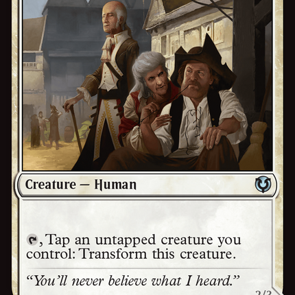 Town Gossipmonger [Innistrad Remastered] Foil