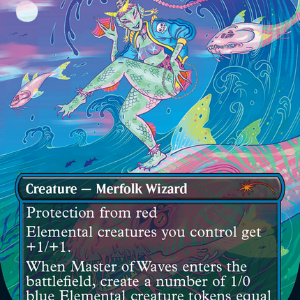 Master of Waves (Borderless) [Secret Lair Drop]