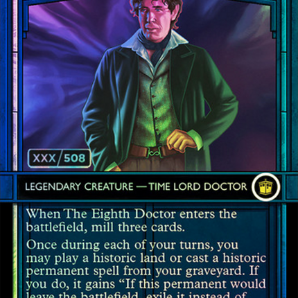 The Eighth Doctor (Showcase) (Borderless) [Doctor Who] Serialized Foil