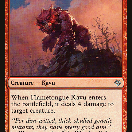 Flametongue Kavu [The List]