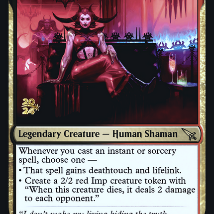 Judith, Carnage Connoisseur [Murders at Karlov Manor Promos] Prerelease Foil