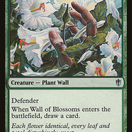 Wall of Blossoms [Commander 2016]