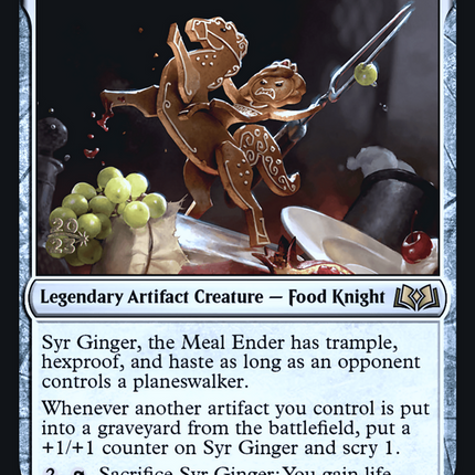 Syr Ginger, the Meal Ender [Wilds of Eldraine Promos] Prerelease Foil