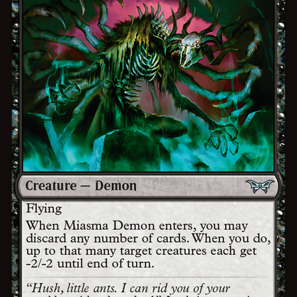 Miasma Demon [Duskmourn: House of Horror] Foil
