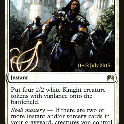 Gideon's Phalanx [Magic Origins Promos] Prerelease Foil