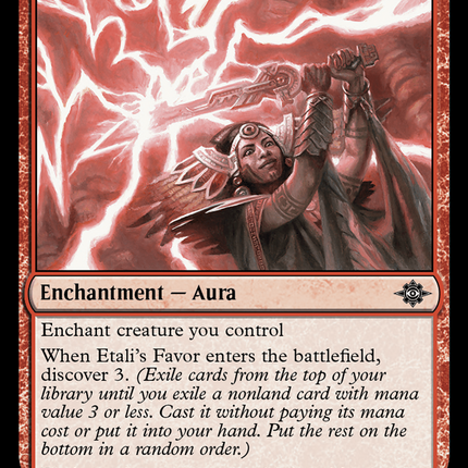Etali's Favor [The Lost Caverns of Ixalan]