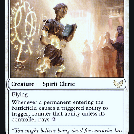 Strict Proctor [Strixhaven: School of Mages Promos] Prerelease Foil