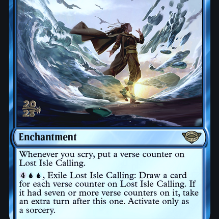 Lost Isle Calling [Tales of Middle-earth Promos] Prerelease Foil