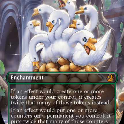 Doubling Season (Borderless) [Wilds of Eldraine: Enchanting Tales]