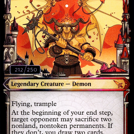 Rakdos, Patron of Chaos [Murders at Karlov Manor] Serialized Foil