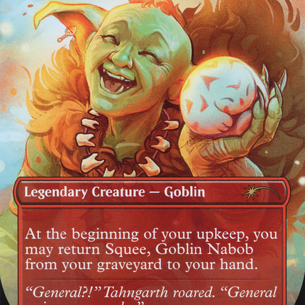 Squee, Goblin Nabob (Borderless) [Secret Lair 30th Anniversary Countdown Kit]