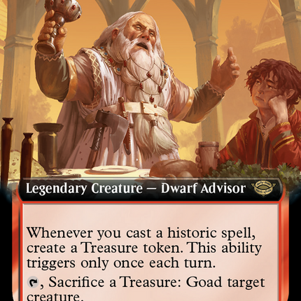 Glóin, Dwarf Emissary (Extended Art) [The Lord of the Rings: Tales of Middle-earth]