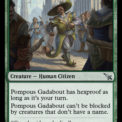 Pompous Gadabout [Murders at Karlov Manor]