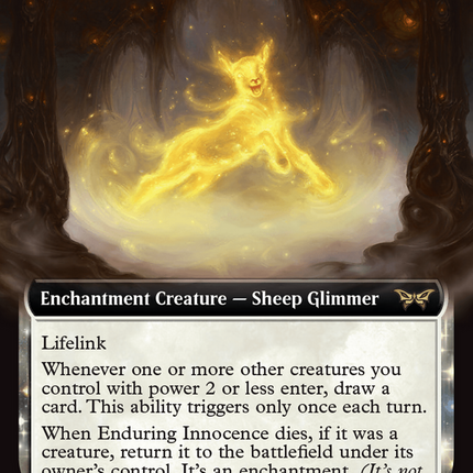 Enduring Innocence (Extended Art) [Duskmourn: House of Horror] Foil