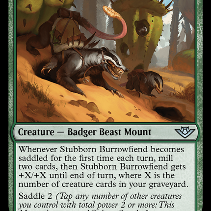 Stubborn Burrowfiend [Outlaws of Thunder Junction]