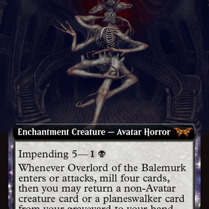 Overlord of the Balemurk (Extended Art) [Duskmourn: House of Horror]