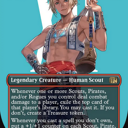Vaan, Street Thief (Borderless) [FINAL FANTASY] Foil