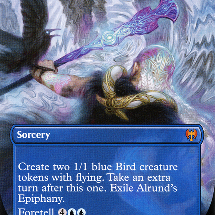 Alrund's Epiphany (Borderless) [Kaldheim]