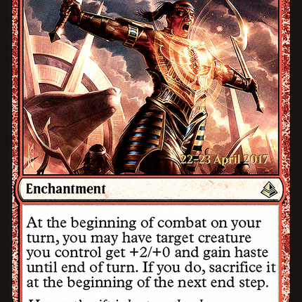 Hazoret's Favor [Amonkhet Promos] Prerelease Foil
