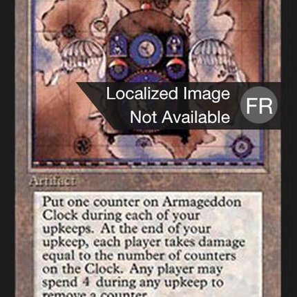 Armageddon Clock - Horloge de l'Armaguedon  [Foreign Black Border]