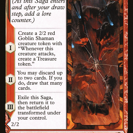 Fable of the Mirror-Breaker // Reflection of Kiki-Jiki (Extended Art) [Kamigawa: Neon Dynasty]