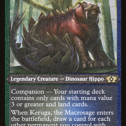 Keruga, the Macrosage (companion) [Multiverse Legends] Etched Foil