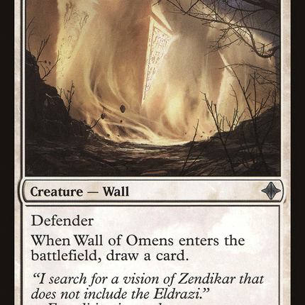 Wall of Omens [Rise of the Eldrazi]