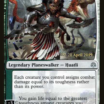 Huatli, the Sun's Heart [War of the Spark Promos] Prerelease Foil