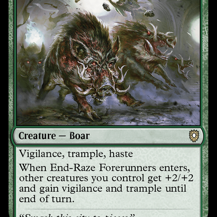 End-Raze Forerunners [Bloomburrow Commander]