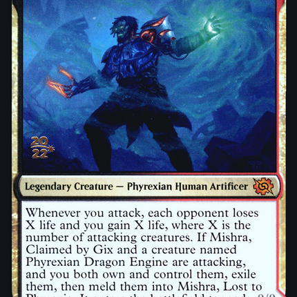 Mishra, Claimed by Gix [The Brothers' War Promos] Prerelease Foil