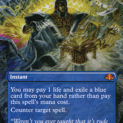 Force of Will (Borderless) [Dominaria Remastered]