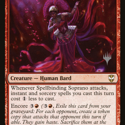 Spellbinding Soprano [New Capenna Commander Promos] Foil