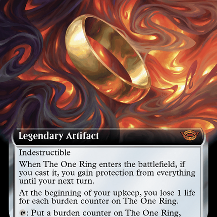 The One Ring (Extended Art) [The Lord of the Rings: Tales of Middle-earth] Surge Foil