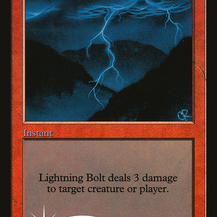 Lightning Bolt [Judge Gift Cards 1998] Foil