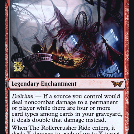 The Rollercrusher Ride [Duskmourn: House of Horror Promos] Prerelease Foil