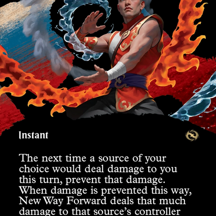 New Way Forward (Borderless) [Tarkir: Dragonstorm] Foil